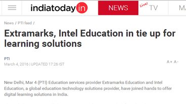Extramarks Intel Education in tie up for learning solutions